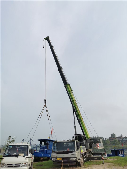 怀安县桥梁建设吊装案例